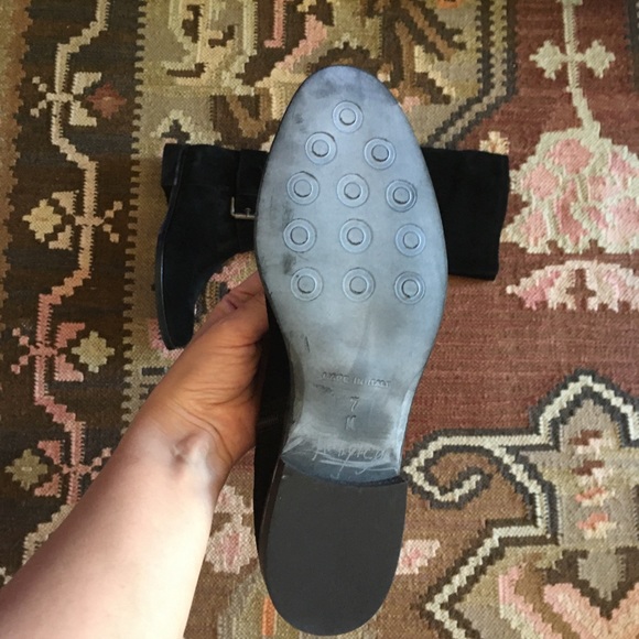 New Sesto Meucci sarita black suede tall boots - Picture 2 of 3